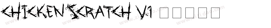 Chicken Scratch V1字体转换